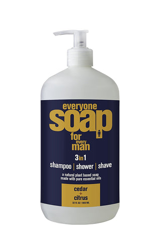 Everyone Soap For Every Man 3 In 1 Cedar & Citrus-32 Oz