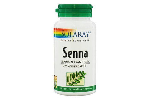 Solaray Senna Leaves Vegcaps - 100 Count