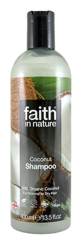 Faith In Nature Coconut Shampoo With Organic Coconut-13.5 Oz