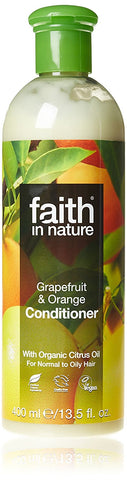 Faith In Nature Grapefruit & Orange Conditioner With Organic Citrus Oil-13.5 Oz