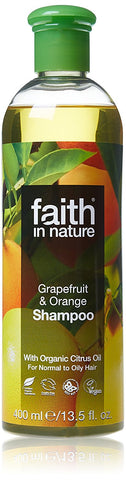 Faith In Nature Grapefruit & Orange Shampoo With Organic Citrus Oil-13.5 Oz
