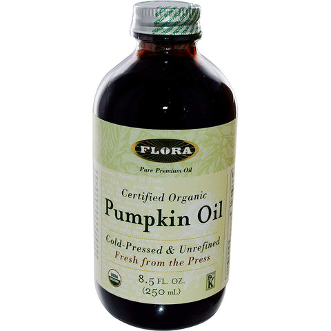 Flora Pumpkin Oil Cold Pressed & Refined-8.5 Oz Note: Need To Be Refrigerated
