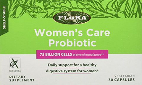 Flora Women's Care Probiotic 75 Billion Cells-30 Vegetarian Capsules