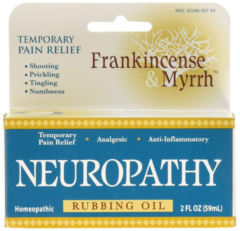 Frankincense & Myrrh Neuropathy Rubbing Oil-2 Oz