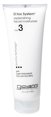 Giovanni D:tox System Replenishing Facial Moisturizer Step 3-4 Oz