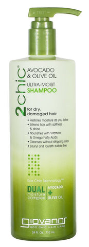 Giovanni 2Chic Ultra Moist Shampoo Avocado & Olive Oil-24 Oz