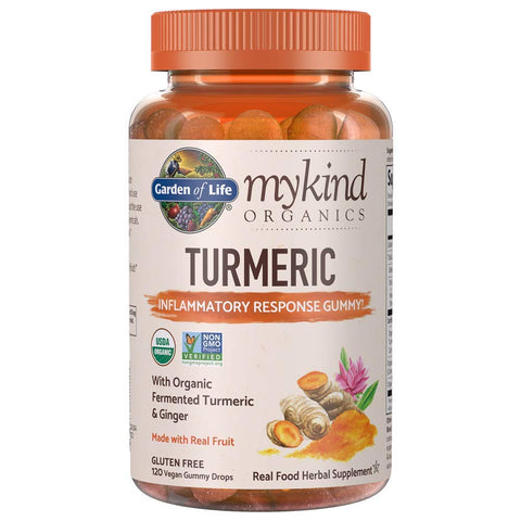 Garden Of Life My Kind Organics Turmeric Inflammatory Response Gummy-120 Vegan Gummy Drops