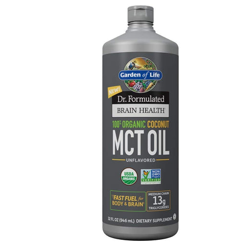 Garden Of Life Dr.Formulated Organic Coconut MCT Oil Unflavored-32 Oz
