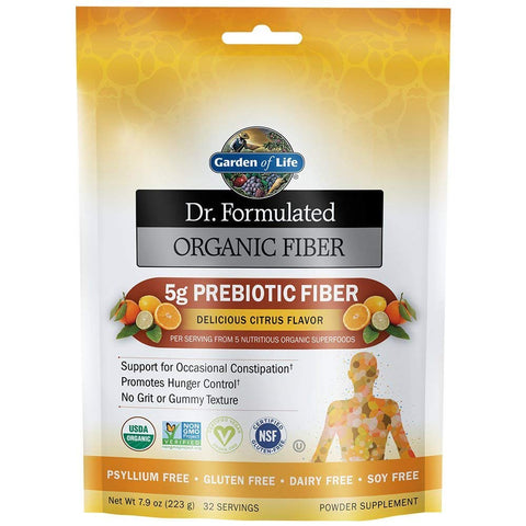 Garden Of Life Dr.Formulated Organic Fiber Citrus Flavor-7.9 Oz