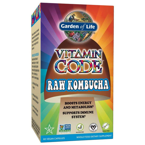 Garden Of Life Vitamin Code Raw Kombucha-60 Vegan Capsules