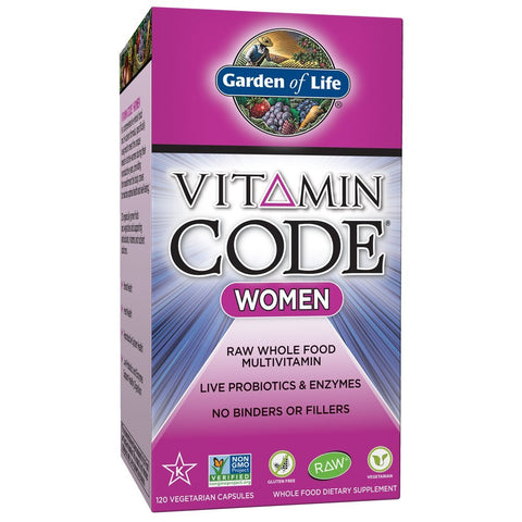 Garden Of Life Vitamin Code Women Raw Multivitamin-100 Vegetarian Capsules