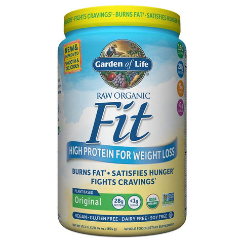 Garden Of Life Raw Organic Fit High Protein For Weight Loss Plant Based Original-30.1 Oz