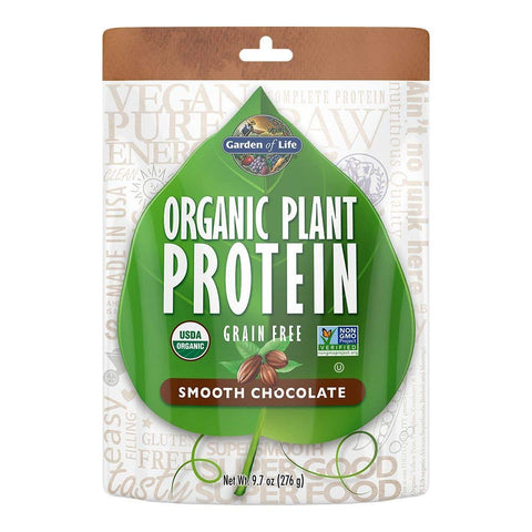 Garden Of Life Organic Plant Protein Smooth Chocolate Flavor-9.7 Oz