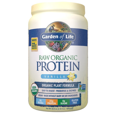 Garden Of Life Raw Organic Protein Vanilla Flavor-22 Oz
