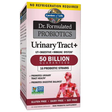 Garden Of Life Dr.Formulated Probiotics Urinary Tract 50 Billion-60 Vegetarian Capsules