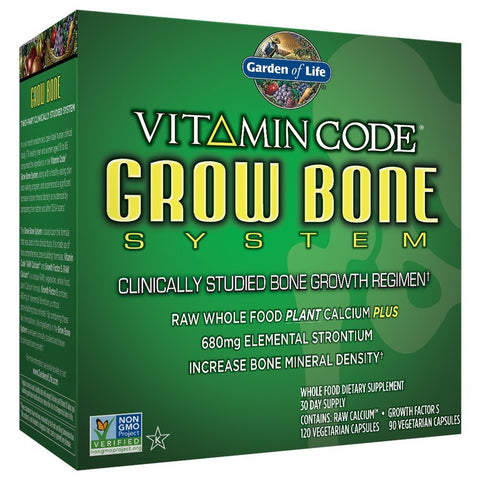 Garden Of Life Vitamin Code Grow Bone System 30 Day Supply-210 Vegetarian Capsules