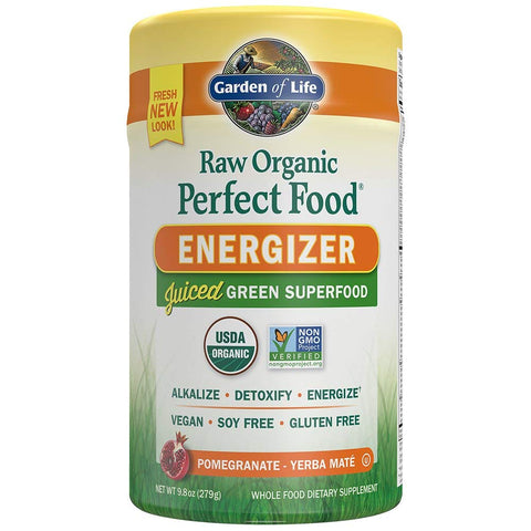 Garden Of Life Raw Organic Perfect Food Energizer Pomegranate Flavor-9.8 Oz