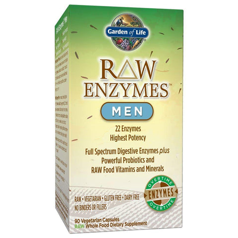 Garden Of Life Raw Enzymes Men-90 Vegetarian Capsules
