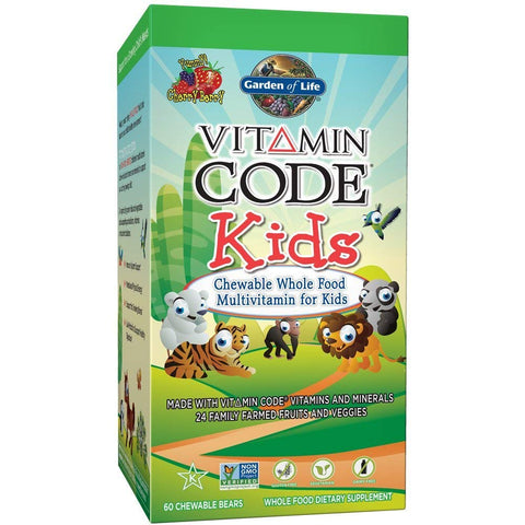 Garden Of Life Vitamin Code Multivitamin For Kids-60 Chewable Bears