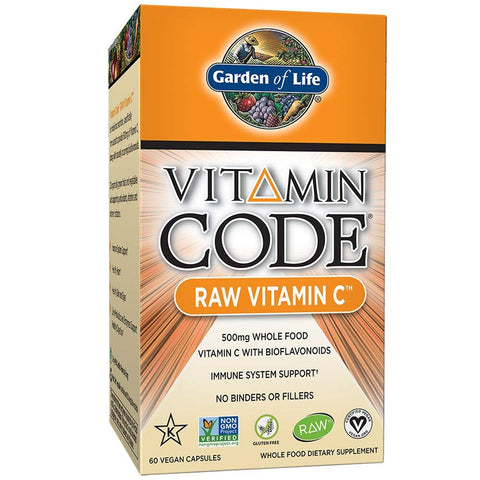 Garden Of Life Vitamin Code Raw Vitamin C 500 Mg-60 Vegan Capsules