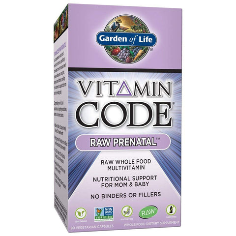 Garden Of Life Vitamin Code Raw Prenatal Multivitamin-90 Vegetarian Capsules