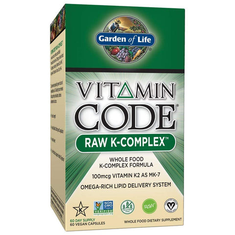 Garden Of Life Vitamin Code Raw K-Complex High Potency-60 Vegan Capsules