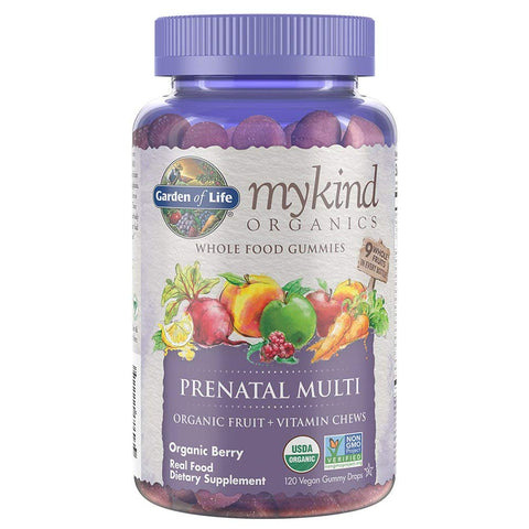 Garden Of Life My Kind Organics Prenatal Multi Organic Berry Flavor-120 Vegan Gummy Drops