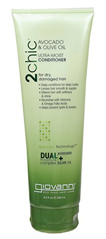 Giovanni 2Chic Ultra Moist Conditioner Avocado & Olive Oil-8.5 Oz