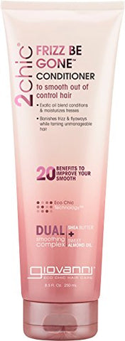 Giovanni 2Chic Frizz Be Gone Conditioner Shea Butter & Sweet Almond Oil-8.5 Oz