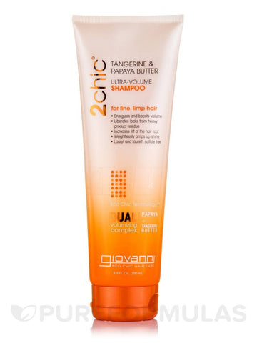 Giovanni 2Chic Ultra Volume Shampoo Tangerine & Papaya Butter-8.5 Oz