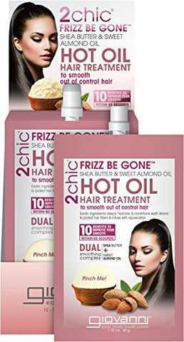 Giovanni 2Chic Hot Oil Shea Butter & Almond Oil-1.75 Oz
