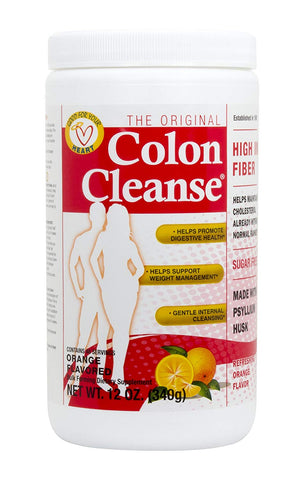Health Plus The Original Colon Cleanse With Psyllium Husk Orange Flavor-12 Oz