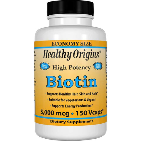 Healthy Origins Biotin 5000 Mcg High Potency-150 Vcaps