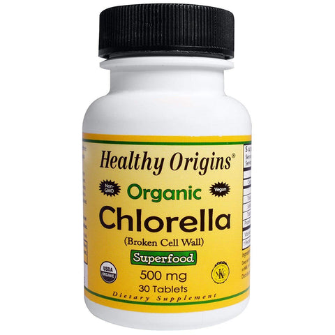 Healthy Origins Organic Chlorella 500 Mg-30 Tablets