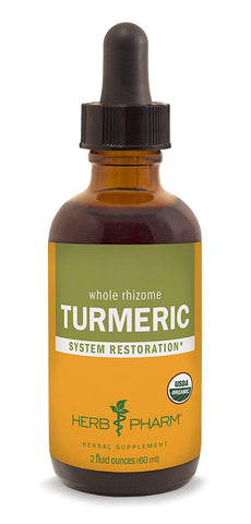 Herb Pharm Turmeric Whole Rhizome System Restoration-2 Oz