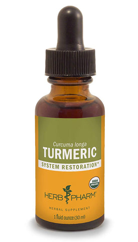 Herb Pharm Turmeric Whole Rhizome System Restoration-1 Oz