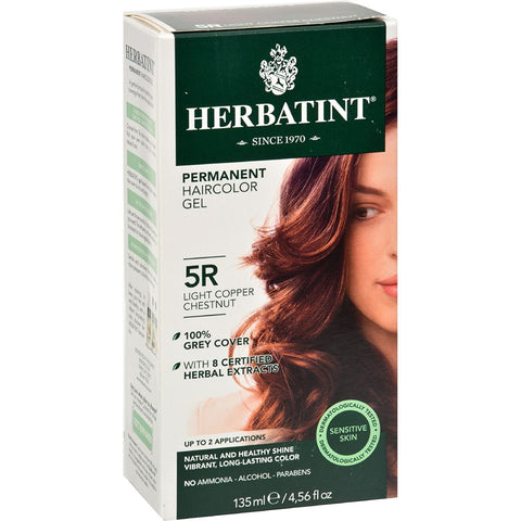 Herbatint 5R Light Copper Chestnut Permanent Haircolor Gel-4.56 Oz