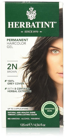 Herbatint 2N Brown Permanent Haircolor Gel-4.56 Oz