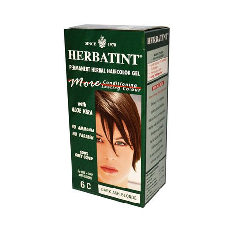 Herbatint 6C Dark Ash Blonde Permanent Haircolor Gel-4.56 Oz