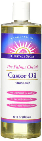 Heritage Store The Palma Christi Castor Oil-16 0z