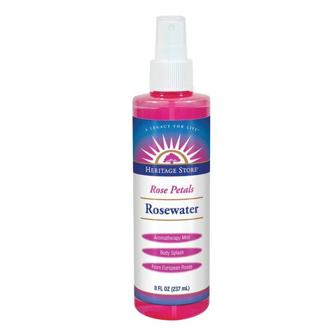 Heritage Store Rose Petals Rosewater Spray-8 Oz