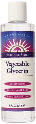 Heritage Store Vegetable Glycerin Rosewater-8 Oz
