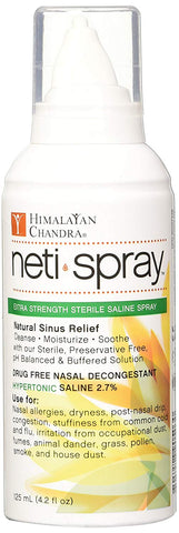 Himalayan Chandra Neti Spray Extra Strength Sterile Saline Spray-4.2 Oz