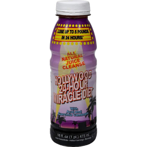 Hollywood 24-Hour Miracle Diet With Acai & Garcinia Cambogia-16 Oz