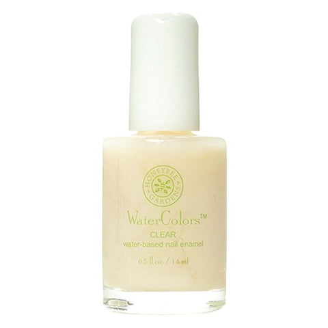 Honey Bee Gardens Clear Water Based Nail Enamel-0.5 Oz