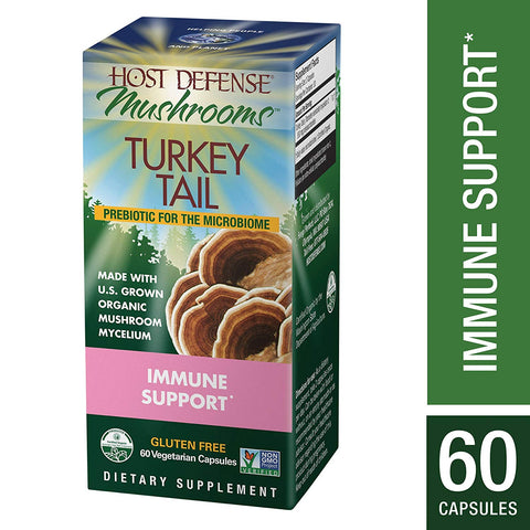 Host Defense Turkey Tail Immune Support-60 Vegetarian Capsules