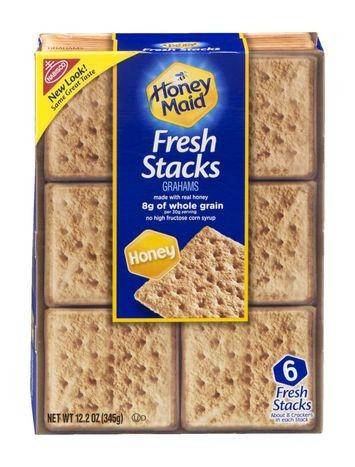 Honey Maid Grahams, Honey, Fresh Stacks - 12.2 Ounces