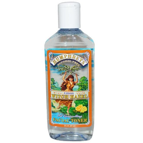 Humphrey's Witch Hazel Oil Controlling Facial Toner Citrus-8 Oz