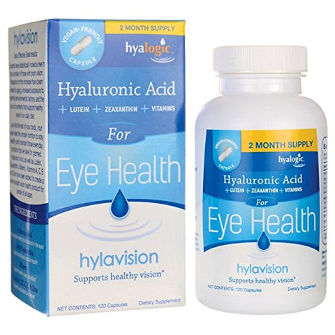 Hyalogic Hyaluronic Acid For Eye Health Hylavision-120 Capsules