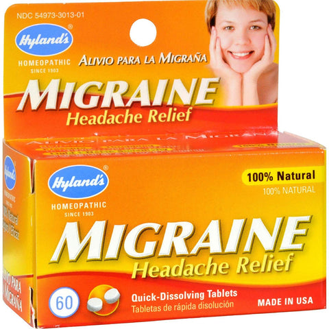 Hyland‘s Migraine Heaache Relief-60 Quick-Dissolving Tablets